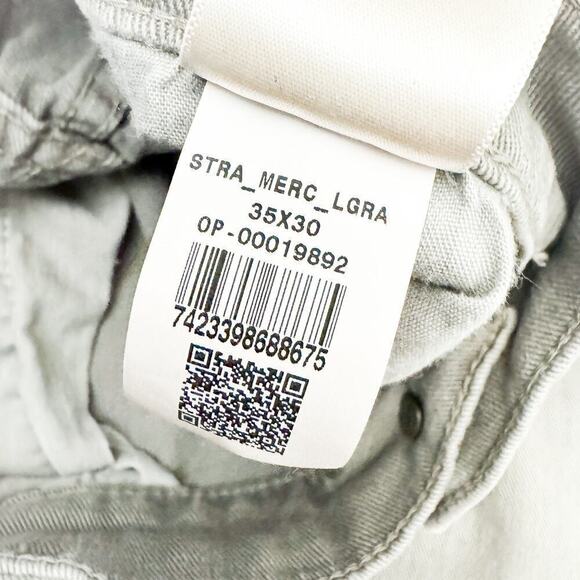 Mott & Bow Straight Leg Gray-Green Denim Wash Jeans Size 35 x30 - Picture 7 of 8